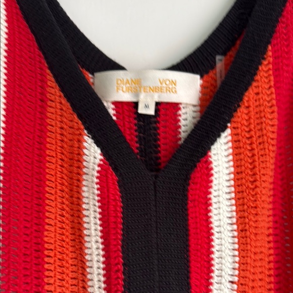 Diane Von Furstenberg Rainbow Knit Coverup Dress - Picture 4 of 5